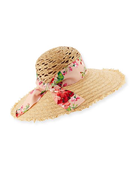 gucci sun hat womens